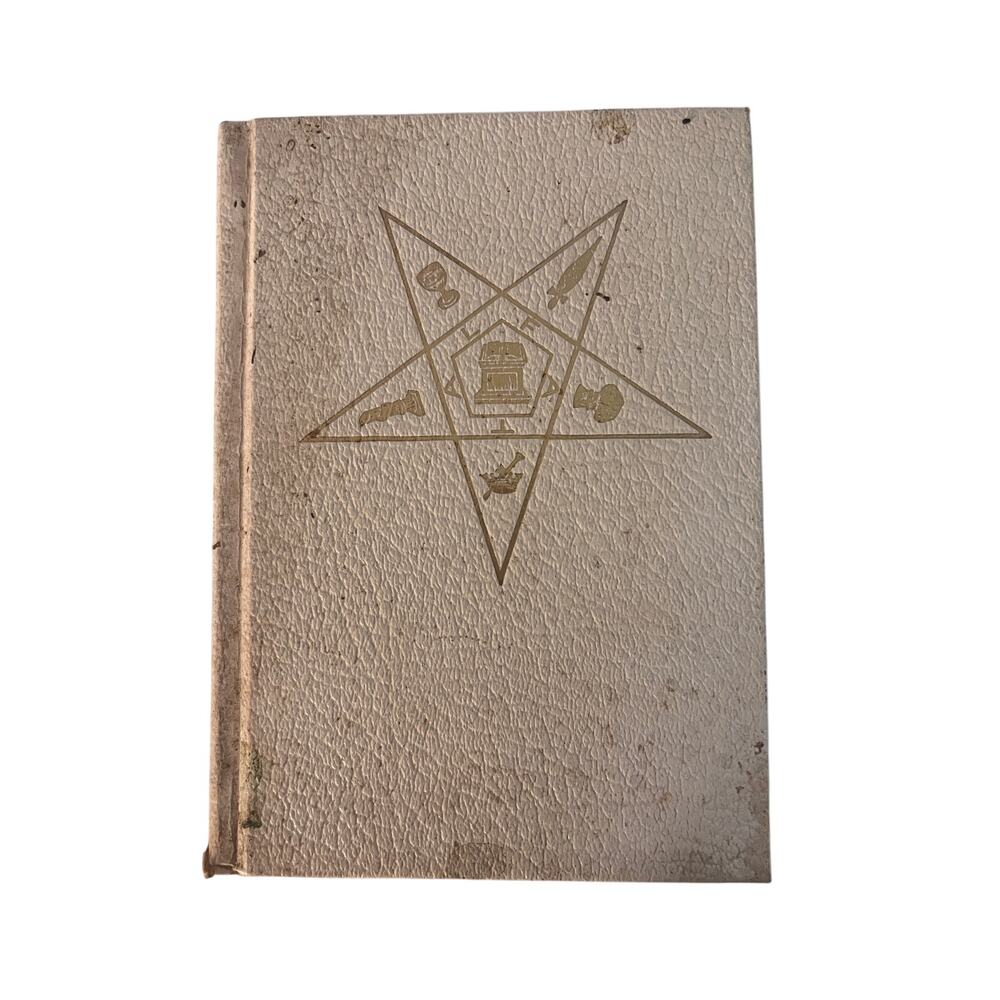1980 Adoptive Rite Ritual Robert Macoy Eastern Star OES Masonic Hardcover